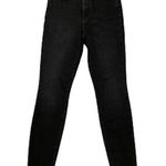 joe's jeans Raw Fray Hem Women Size 25 Black mid Rise Denim Stretch! Photo 1