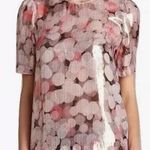 Kate Spade  Silk Haley Top All That Glitters Size 2 Pink Photo 0