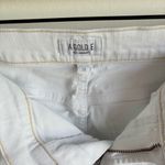 AGOLDE  Women’s White Size 29 White Distressed Raw Hem Sophie Crop Jeans Photo 6