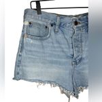 Madewell Relaxed Denim Shorts Size 30 Light Wash Photo 1