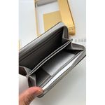 Michael Kors  SILVER‎ SMALL SHINY ARGENT CARD CASE WALLET ZIP AROUND Photo 5