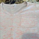 Cotton On  Women's V-Neck Sweater - Light Pink and White Photo 2