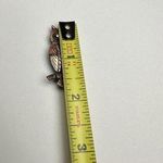 Perched Owl Bird Bell Copper Signed Brooch Pin Figural Photo 1