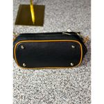 Valentina Divina Firenze Black Leather Crossbody Bag Women's Medium Photo 10