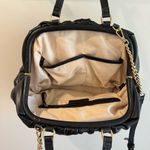 I.N.C. International Concepts Black Vegan Leather KJ Clutch Bag Photo 2