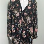 H&M GP & J Barker x  sheer button down floral bird print dress 12 Photo 0