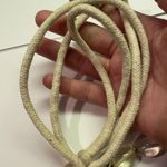 Loft Signed  Beaded Long Rope Chain Statement Necklace Photo 9