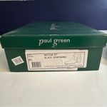 Paul Green  Boston Bootie Black Nubuck Leather Size US 8.5 Photo 7