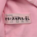 Zaful  Pink One Shoulder Sports Bra Active Beach Bikini Swim Top S Small Photo 3