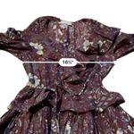 Ulla Johnson Ulla Jonson Lola Dress Long Sleeve Ruffle Tiered Skirt in Heliotrope Sz 2 Photo 8