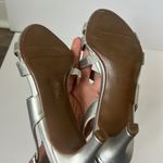 Naturalizer  Women’s TAIMI DRESS SANDAL Silver metallic glitter Size 8.5M ♟️ Photo 7