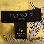 Talbots - CLASSIC COTTON SHIRT - SKETCHED FLORAL Size LP Photo 4