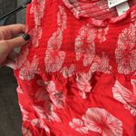 Ava & Viv NWOT Red 2x Ava Viv tank top. Stretchy on top and floral pattern Photo 2
