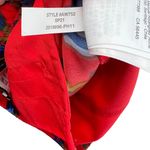 J.Crew Drapey Pull-on Pant Trouser Lattice Floral Print Drawstring Red Size 4 Photo 12