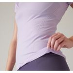 Athleta L Momentum Seamless Tee Women’s Large Oxalis Violet Photo 4