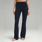 Lululemon Groove High Rise Flared Pants with pockets size 12 true navy Photo 1