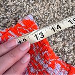 Free People  Red Blue Floral Tiered Maxi Skirt Boho Women’s M Festival Beachy Photo 2