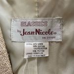 Vintage 70s Jean Nicole Natural Nubby Blazer M Tan Size M Photo 7
