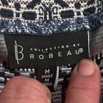 Bobeau  Women’s Bohemian Blazer Geometric Pattern Size‎ Medium NWOT Photo 2