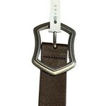 Jessica Simpson Belt Women's Size XL 14-16 Faux Leather Silver Buckle $33 NWT Photo 0