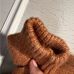 Aerie  Earthy Warm Rust Mock Neck Sweater size medium Photo 3