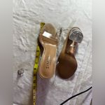 Simmi London  heels clear heel  snake Vera! Size 5 color nude suede clear Photo 13