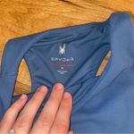 Spyder  Active Blue High Neck Crop Tank Sports Bra Women Medium Athletic Stretch Photo 3
