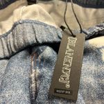 BLANK NYC  Printed Denim French Terry Pull-On Shorts   Photo 6