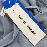 Samsoe Samsoe NWT Dusty Blue Jolie Wrap Long Sleeve Mini Dress Size XXS Photo 12