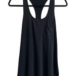 Lululemon  Yogi Everyday Tank Top Sz 6 Black Racerback Front Pocket Photo 3