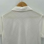 Nike Golf Performance Polo Shirt Fit Dry Womens Large White Pink Arizona State Photo 7