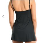 La Blanca  NWT $130 Island Goddess Swim Dress One Piece - Black 14 Photo 8