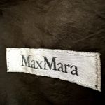 Max Mara Clasp Parka Jacket Winter Goose Down Puffer Mid Length Ruched Brown 8 Photo 4