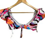 NEW BOAMAR Fanny Bikini Top in Marble Festival Ruffle Anthropologie X Photo 3