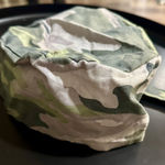 Camouflage Patterned Fabric Nursing Cap Bouffant Hat (965) Green Photo 0
