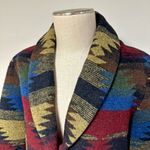 *RARE* Vintage Wool Aztec Blazer Jacket Red Size L Photo 10