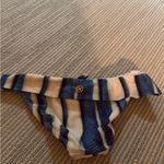 Vix Paula Hermanny Striped Bikini Bottom with Bow Photo 1