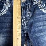 Maurice's Maurice’s premium ladies Dark Blue thick stitching Distressed Women Jeans Sz 28 Photo 7