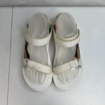 Teva Size 7 Sandals Original Universal Pride White Rainbow 1125890 Adjustable Photo 5