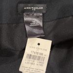 Ann Taylor MOTTLED BLACK WHITE TWEED PENCIL ZIPPER DETAIL SKIRT 16 Photo 4