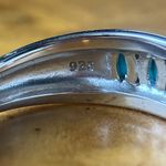Sleeping Beauty Turquoise Sterling Silver Ring Size 9 Photo 5