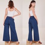 Big Bud Press Wide Leg Denim Trousers Blue Photo 2