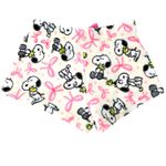Snoopy Women Plush Shorts with Bows NWT Size L Pink Size L Photo 1