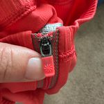 Athleta  Performance Jacket/Top Womens Size XS Coral Pink 1/4 Zip Thumb Holes Photo 11