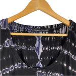 Gypsy 05 Gypsy 5 Shirred Tie Dye Mini Dress in Black & Blue Size Small Photo 6