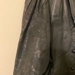 wilson's leather Womens Vintage 2000s Black Wilson’s Leather 3/4‎ Length Lined Jacket Size Small Photo 4