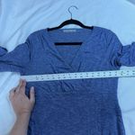 Athleta Heather Purple V Neck Faux Wrap Long Sleeve Dress Photo 6