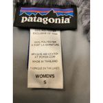 Patagonia Womens Los Gatos Fleece Vest Rare Camel BROWN Gray Stripe Size Small S Photo 7