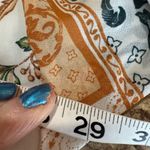 White Birch Tan Wrap Sundress with Bishop Sleeves Photo 3