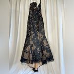 Jovani  Gorgeous Black and Tan Strapless Gown | 6 Photo 14